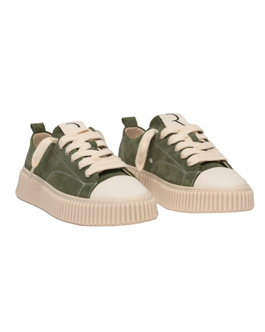 Sneakers Treble Green Suede