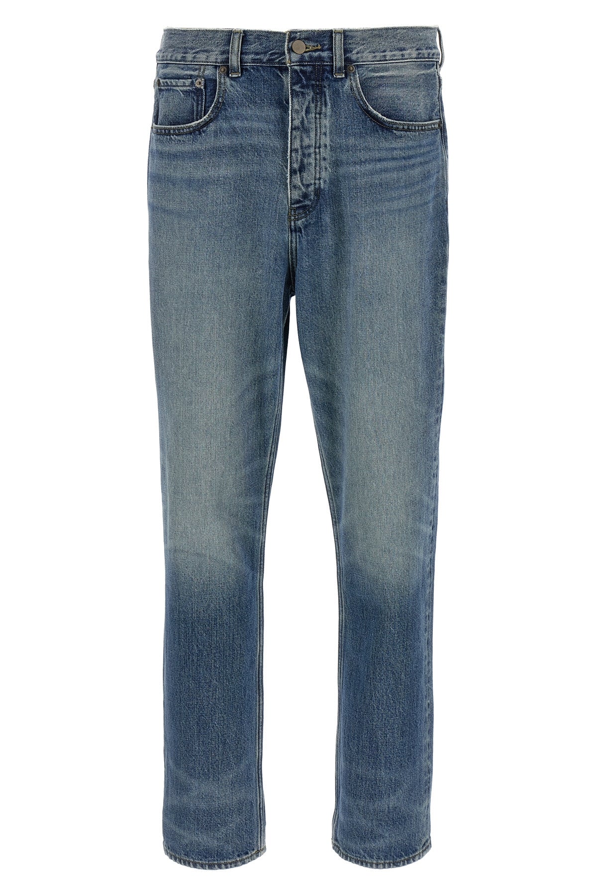 Jeans con applicazione logo