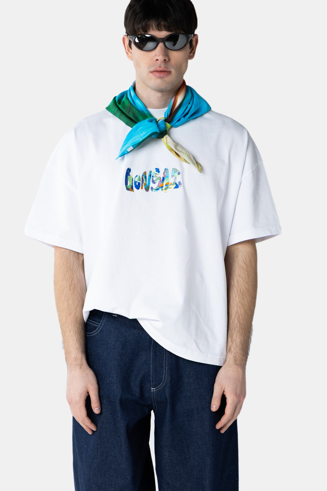 EMBROIDERY LOGO T-SHIRT WHITE