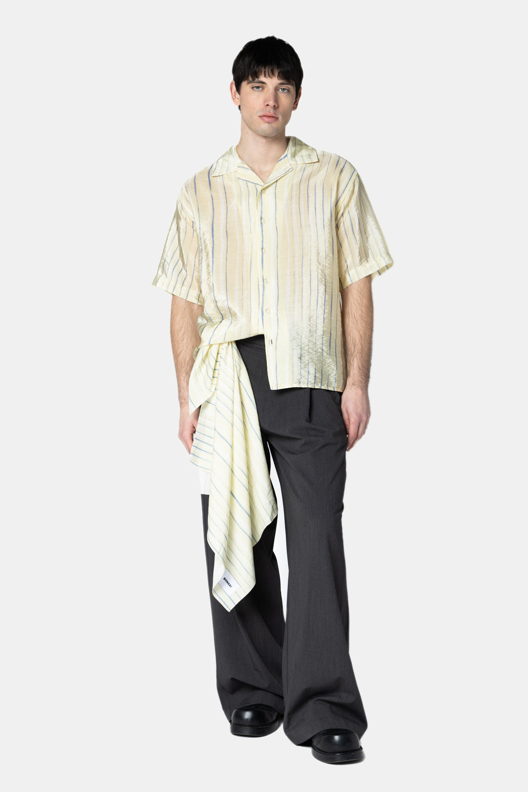 VINTAGE STRIPES BOWLING SHIRT