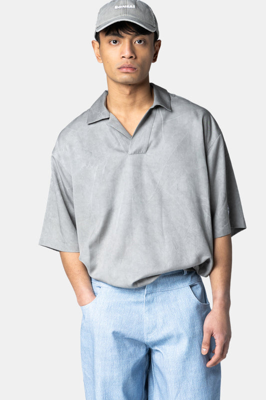 COLD DYE POLO OVERSIZE FIT