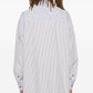 Camicia a righe con ricamo
