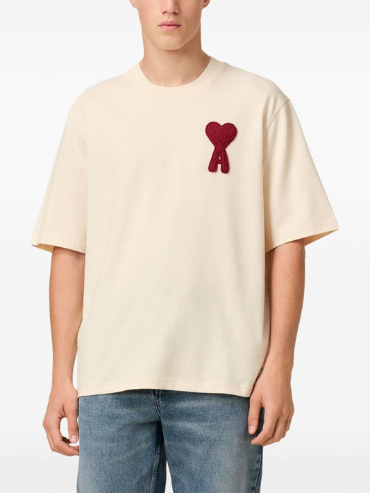 T-shirt con applicazione Ami de Coeur