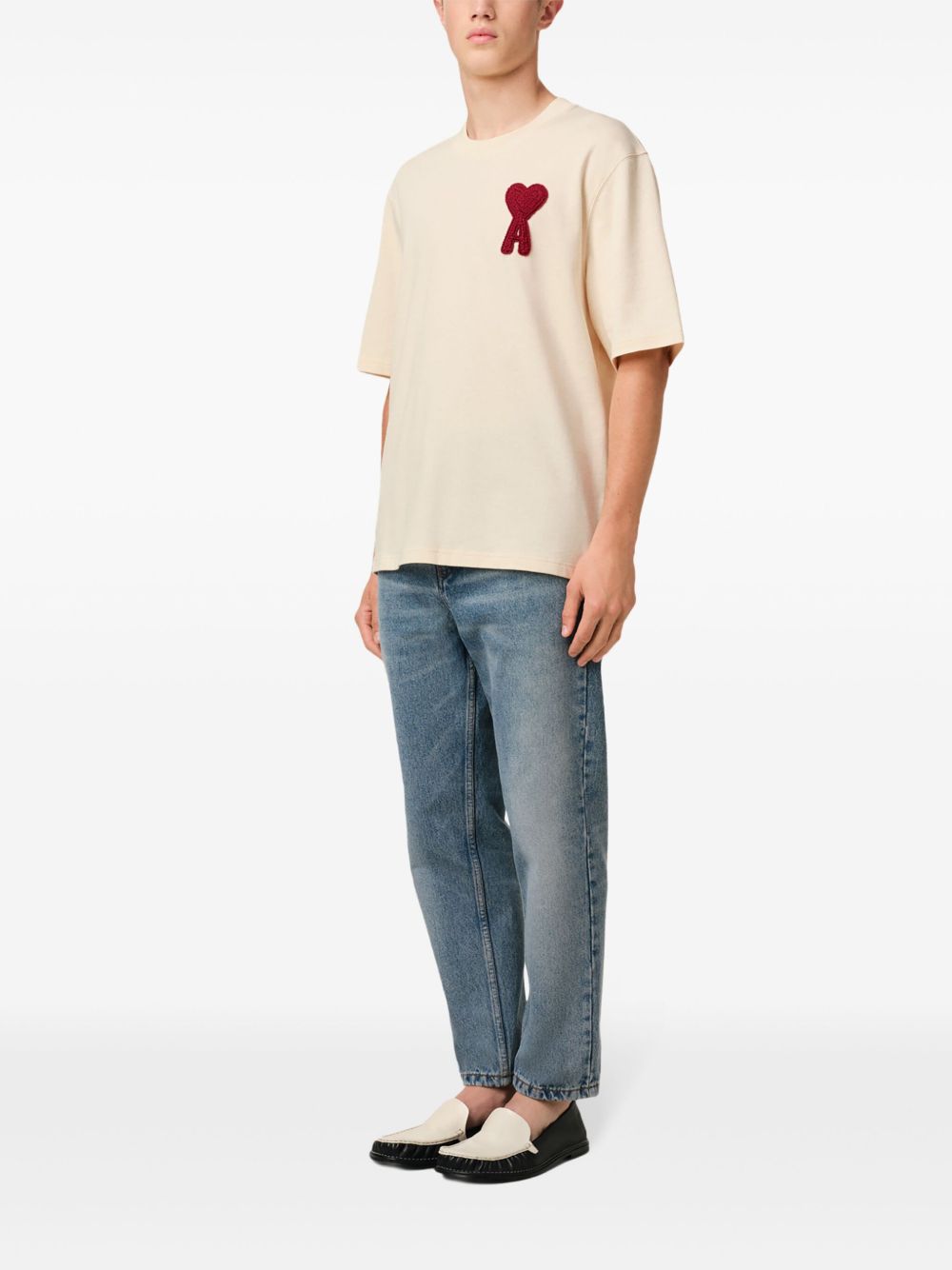 T-shirt con applicazione Ami de Coeur