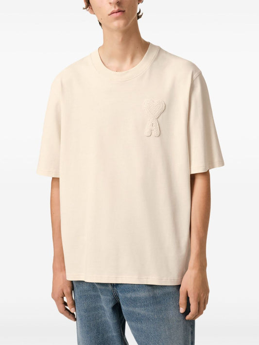 T-shirt con applicazione Ami de Coeur