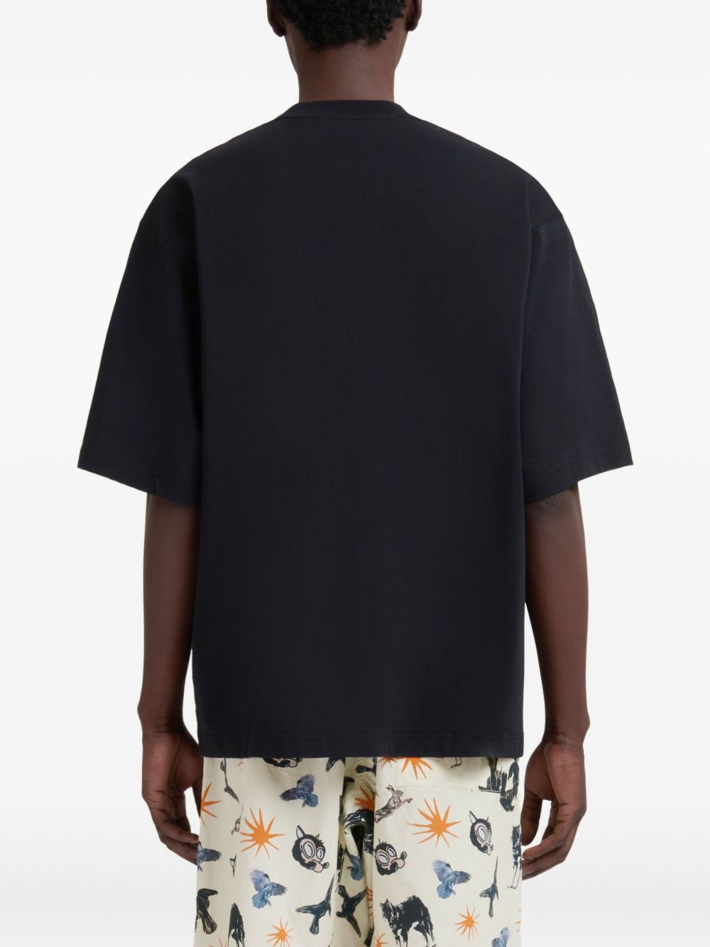 T-shirt in cotone con stampa logo
