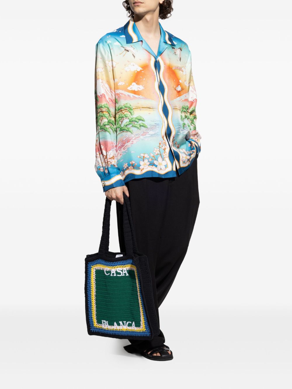 Camicia Tennis Club Long Sleeve Silk