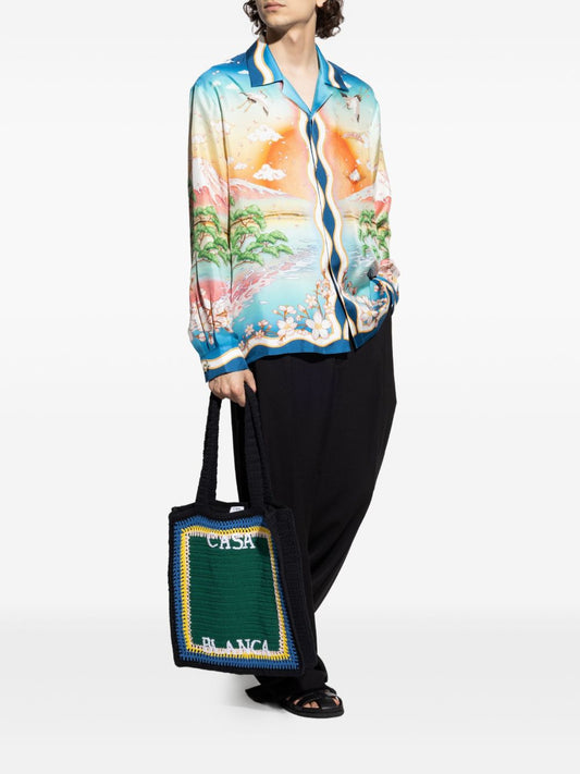 Camicia Tennis Club Long Sleeve Silk