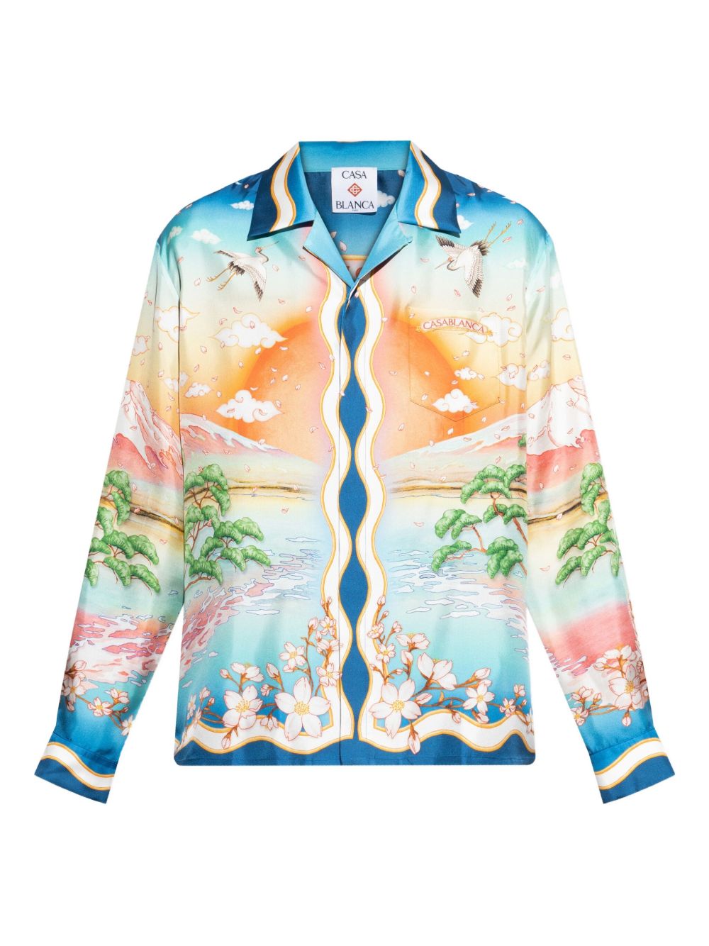 Camicia Tennis Club Long Sleeve Silk