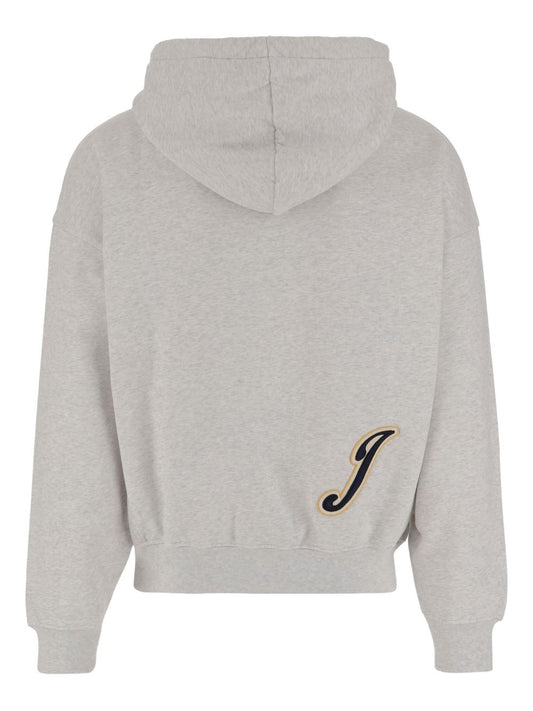 Felpa con logo e cappuccio