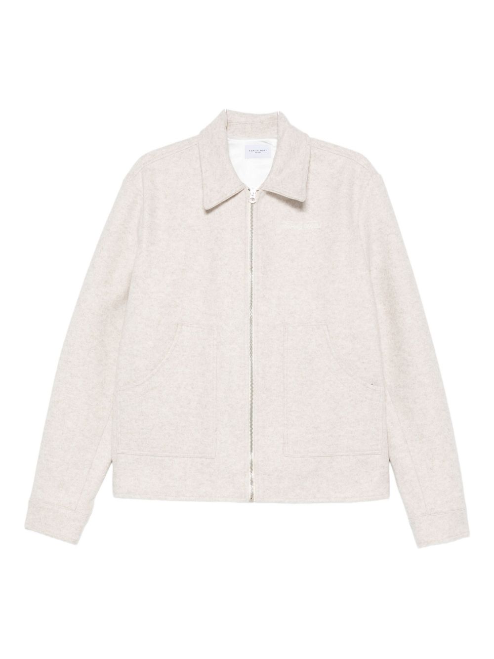 Giacca-camicia con colletto a punta