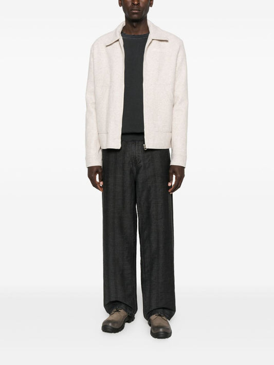 Giacca-camicia con colletto a punta