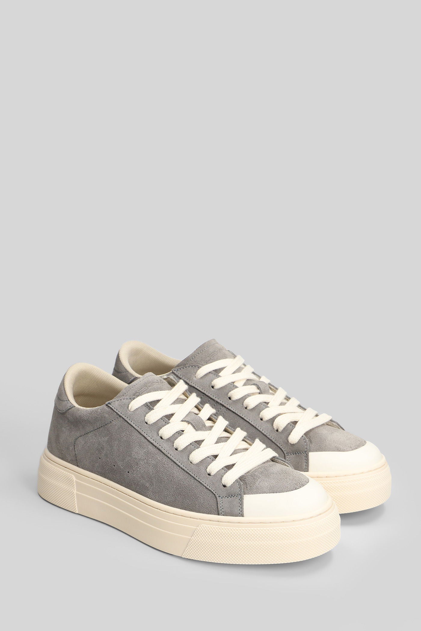 SNEAKERS IN CAMOSCIO GRIGIO