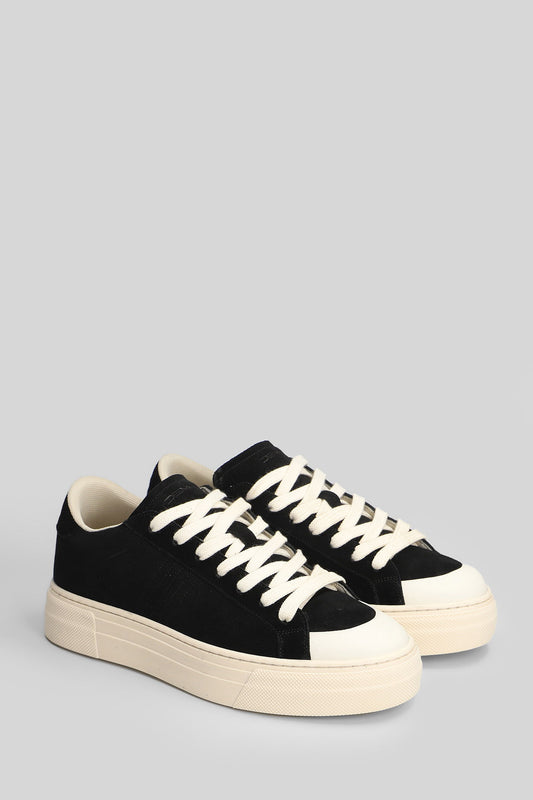 SNEAKERS IN CAMOSCIO NERO