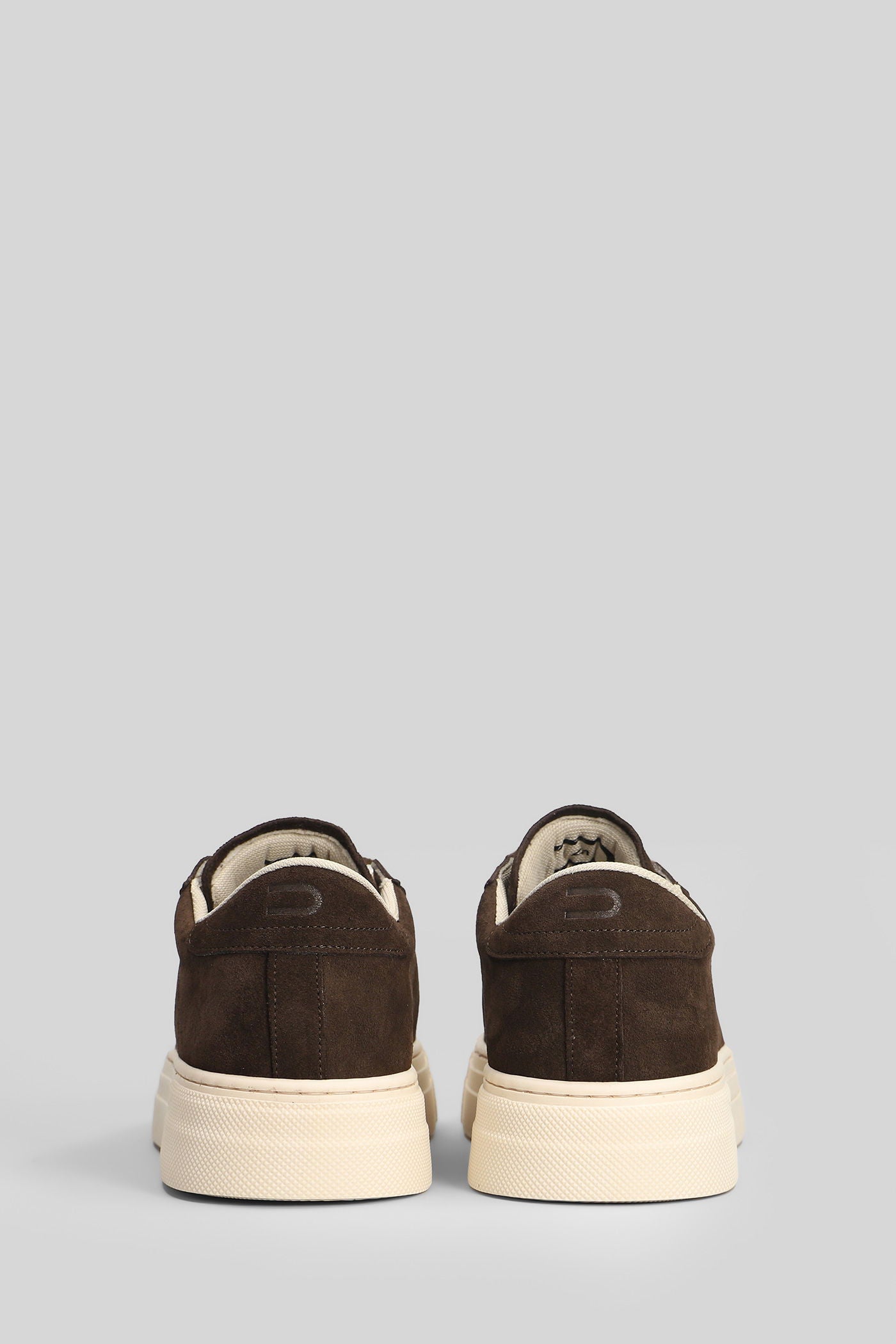 SNEAKERS IN CAMOSCIO MARRONE