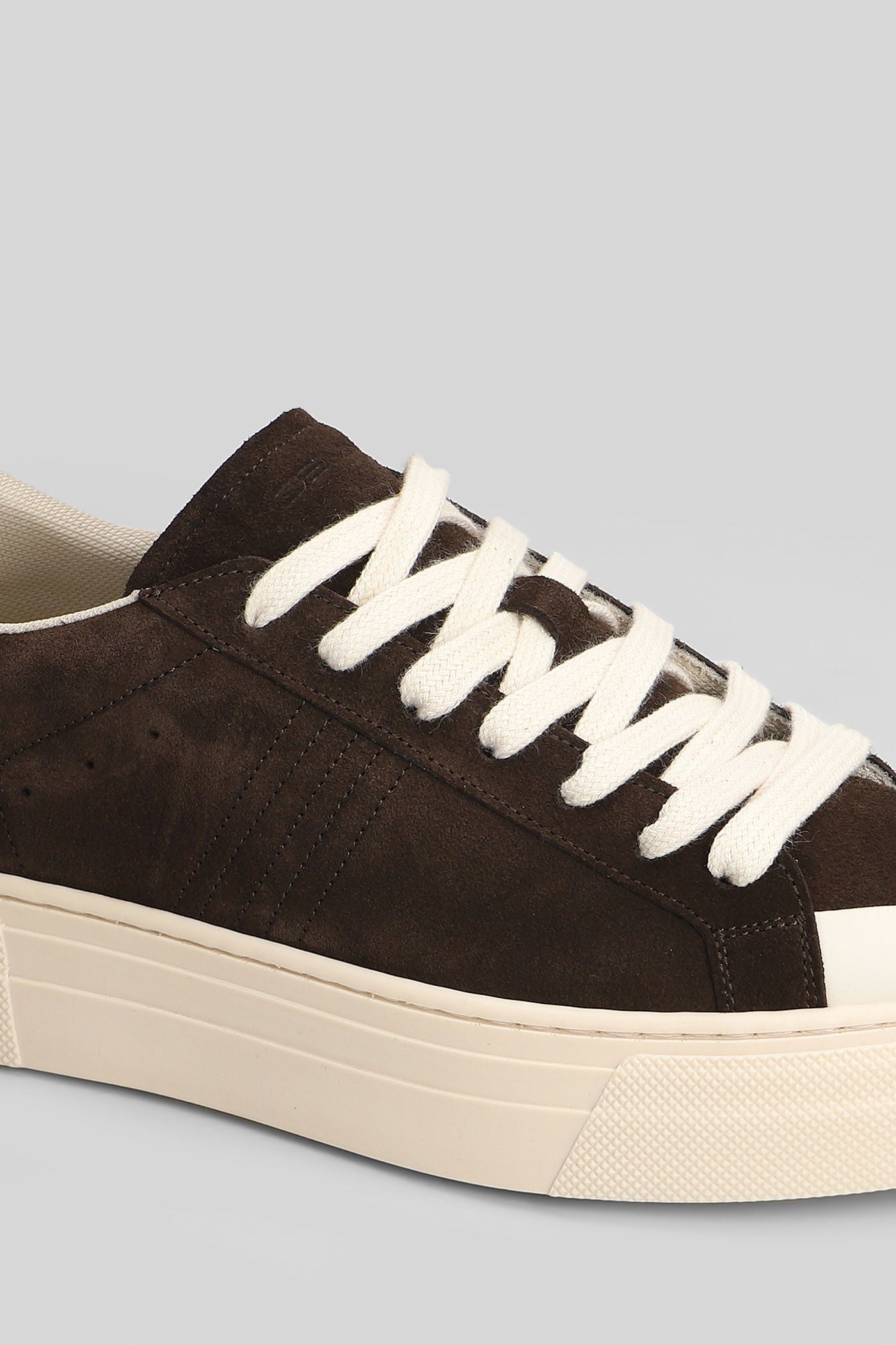 SNEAKERS IN CAMOSCIO MARRONE