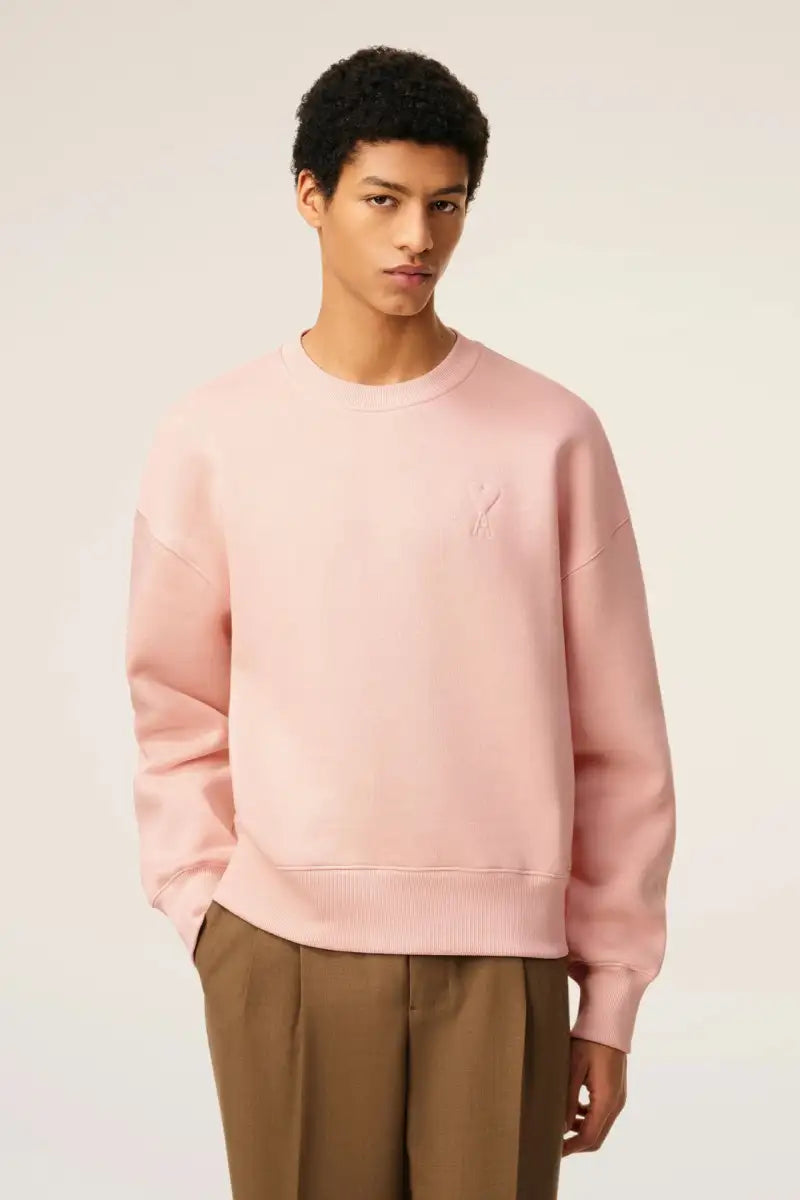 Felpa Ami De Coeur Comfort Fit Brushed Cotton