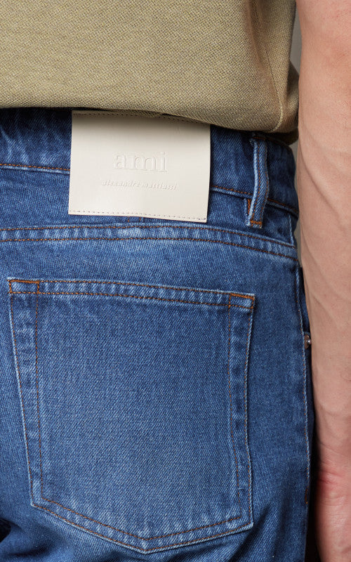 Classic Fit Jeans Used Blue Wash