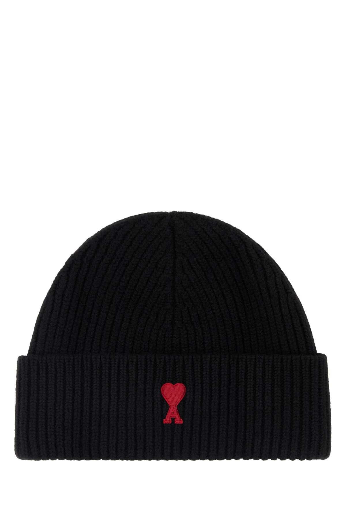 Quota Beanie with Contrasted Ami de Coeur - fronte