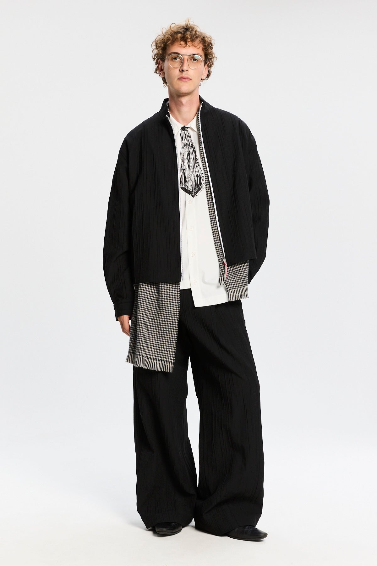 Camicia giacca Full-Zip Bonsai nera