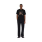 T-shirt in cotone con cavaliere a punto croce