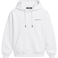 Jacquemus Felpa con Cappuccio Logo Ricamato Bianca