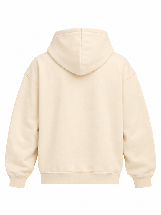 Jacquemus Felpa con Cappuccio Logo Ricamato Beige