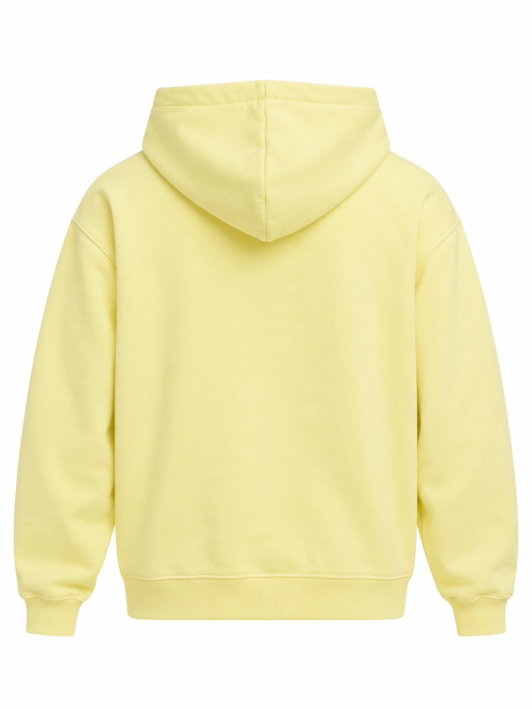 Jacquemus Felpa con Cappuccio Gros Grain Giallo Chiaro