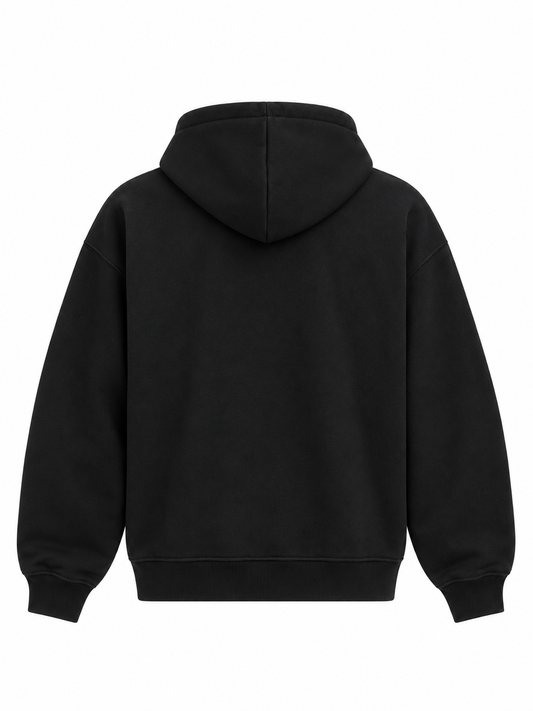 Jacquemus Felpa con Cappuccio Logo Ricamato Nera