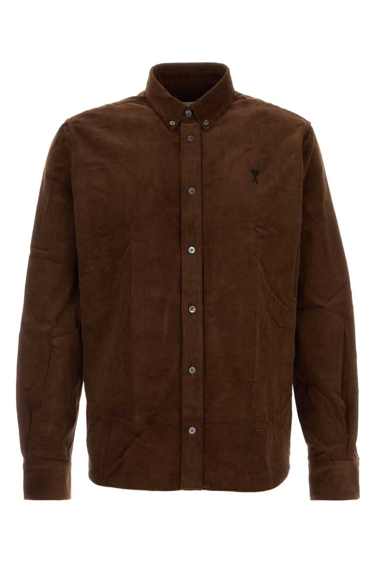 Contrasted ADC Button Down Collar Classic Shirt - fronte