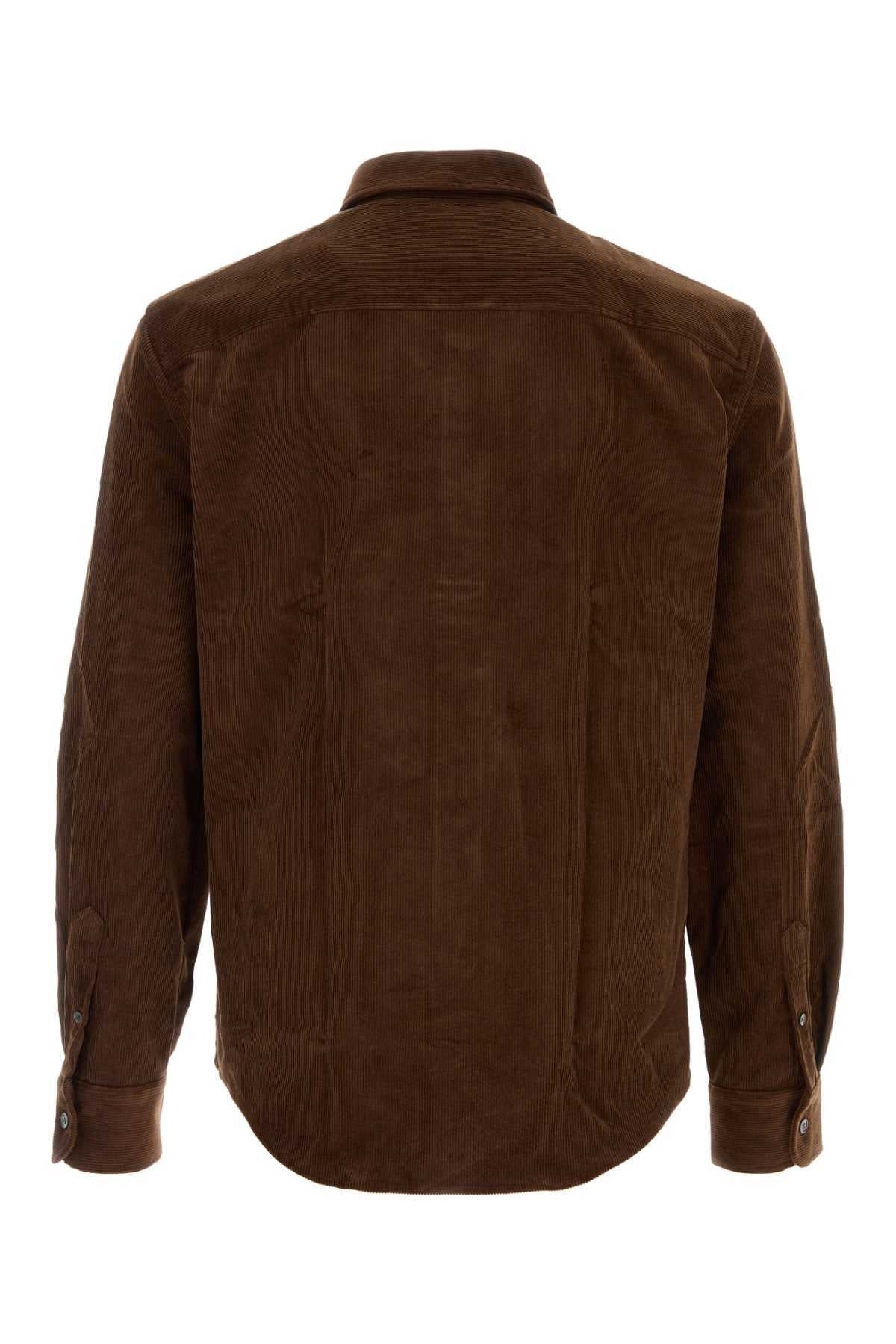 Contrasted ADC Button Down Collar Classic Shirt - retro