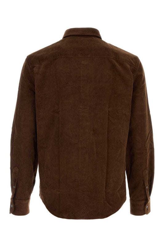Contrasted ADC Button Down Collar Classic Shirt - retro