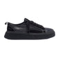 Sneakers 2025 Treble Triple Black Grain Leather