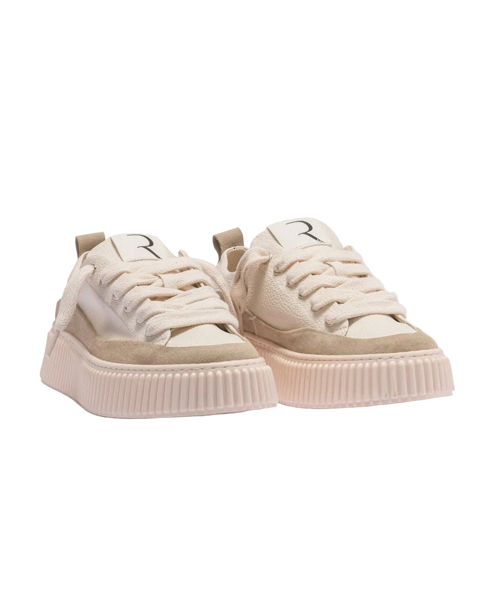 Sneakers 3250 Beige Grain Leather Mix