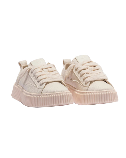 Sneakers 2019 Triple Beige Grain Leather