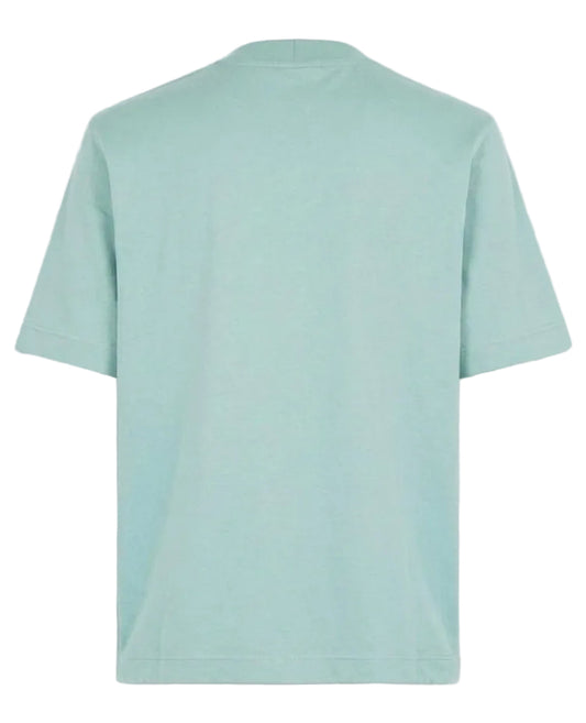 T-SHIRT R AZZURRO/ARANCIO