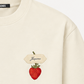 Jacquemus T-shirt con Fragola Beige