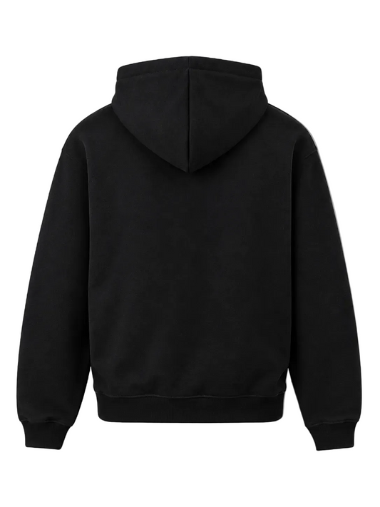 Jacquemus Felpa Gros Grain con cappuccio Nero Retro