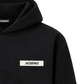 Jacquemus Felpa Gros Grain con cappuccio Nero
