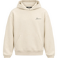 Jacquemus Felpa logo Fronte e Stampa Retro Beige