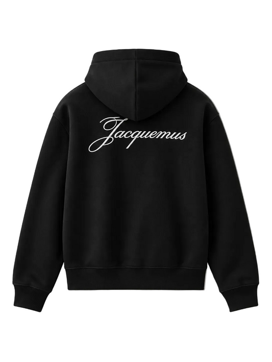 Jacquemus Felpa logo J Nero