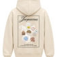 Jacquemus Felpa logo Fronte e Stampa Retro Beige.
