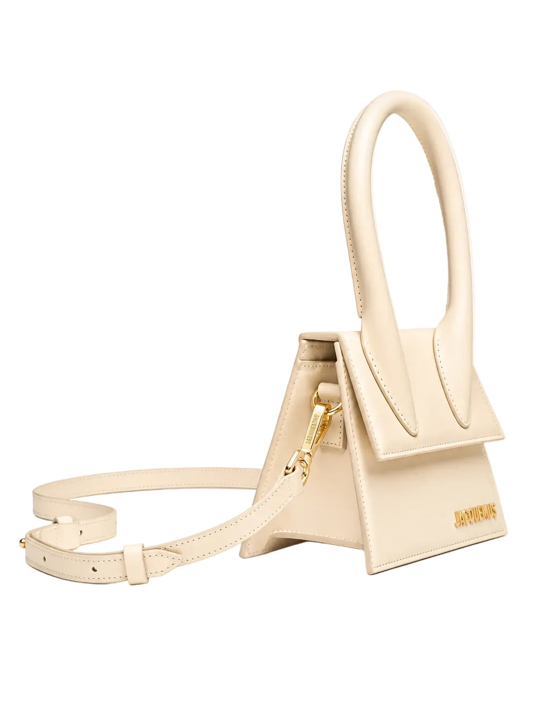 Jacquemus Il Chiquito Moyen Beige Vista Laterale