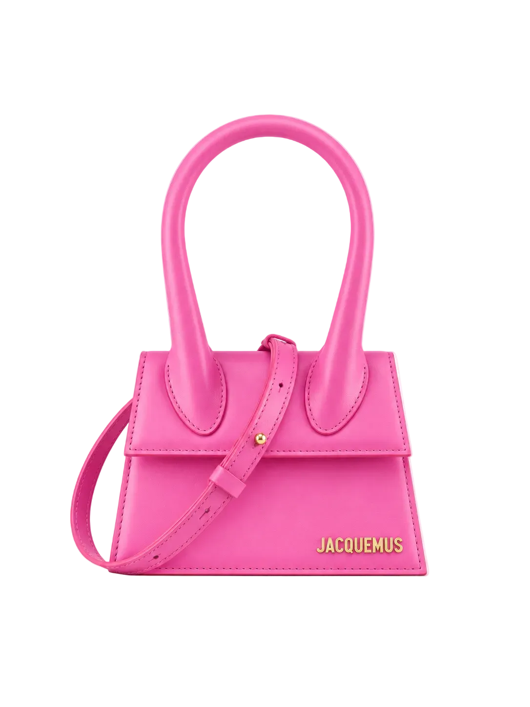 Jacquemus Il Chiquito Moyen Rosa frontale
