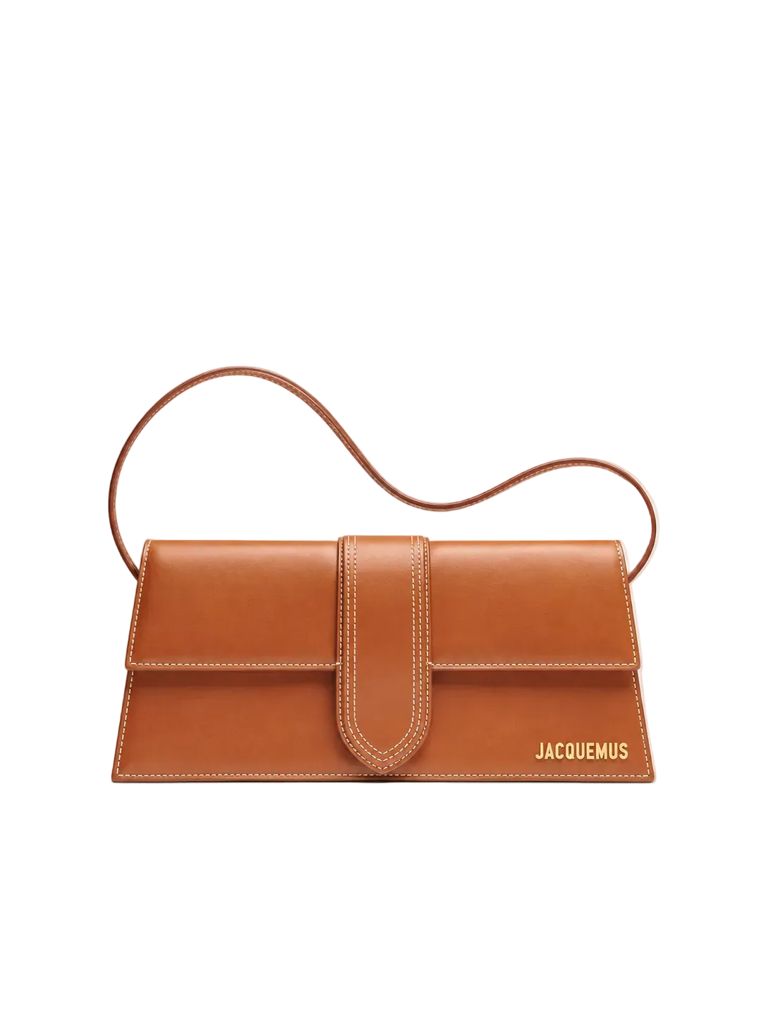 Jacquemus Le Bambino Long Cuoio Fronte