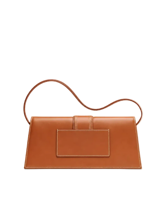Jacquemus Le Bambino Long Cuoio retro