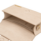 Jacquemus Le Grand Bambino camoscio beige aperta vista interna