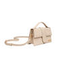 Jacquemus Le Grand Bambino camoscio beige vista laterale