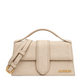 Jacquemus Le Grand Bambino camoscio beige fronte