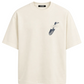 Jacquemus T-shirt Pelle Spade Off White vista frontale